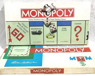8645 - 2 Monopoly Games - 1 New/Sealed
