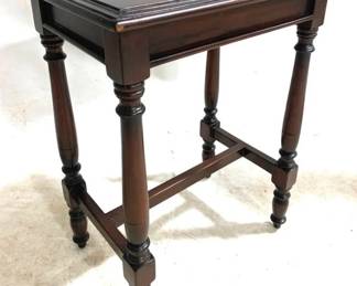 3158 - Vintage Mahogany Table - 24" x 18" x 13"
