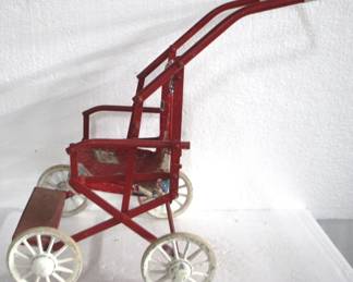 8274 - Raggedy Anne Metal Folding Stroller - 24"x22"x13"
