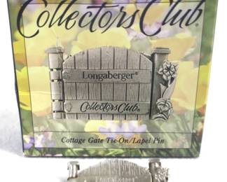 5176 - Longaberger Collectors Club Tie On Lapel Pin
