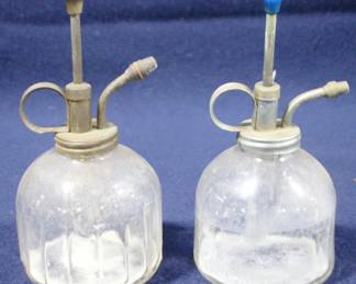 8516 - 2 Glass Spray Bottles - 6.5" Tall
