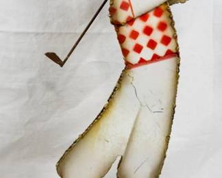 42 - Metal Golf Figure 18.5"
