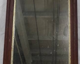 1445 - Walnut Framed Mirror 19x15.5
