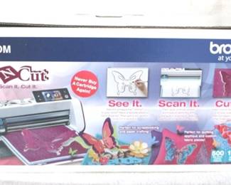8002 - Brother Scan N Cut Model CM100DM in Box You are buying a used as-is electric/electronic item. We do not guarantee all components are present, and if it is not expressly stated, it is untested.
