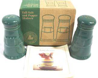 5178 - Longaberger Salt & Pepper Shaker in Box 4" Tall
