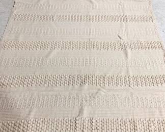 3348 - Afghan - 90 x 70 muted peach color
