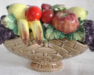 7993 - Ceramic Fruit Bowl - As Is (Cracked)
