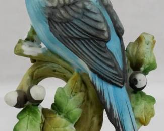69 - Lefton China Parakeet Figurine 5.5"
