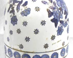 8359 - Blue/White Vase - 23" Tall

