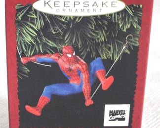 7707 - Hallmark Spider Man Ornament in Box
