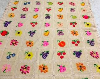 3067 - Vintage Afghan - 93" x 64"
