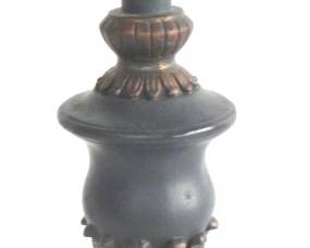 8267 - Lamp Base - 13.5" Tall You are buying a used as-is electric/electronic item. We do not guarantee all components are present, and if it is not expressly stated, it is untested.

