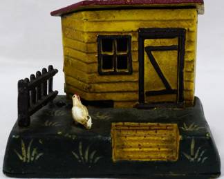 1463 - Cast Iron Bank 4x5x3.5
