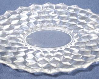 8571 - Fostoria American Platter - 13.5" x 9.5"
