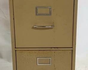3110 - 4-Drawer Letter Size Metal File Cabinet 52 x 25 x 15

