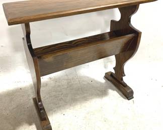 3136 - Vintage Trough Table - 24" x 26" x 12"
