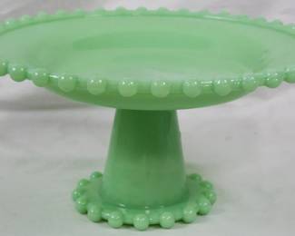 1584 - Jadeite Cakestand 5x10.5"

