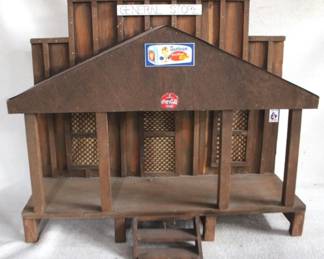 7668 - Wood "General Store" Display - 20" x 18" x 9"
