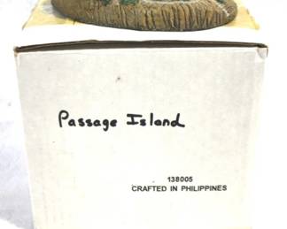 5189 - Danbury Mint Passage Island Lighthouse w/ Box
