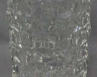 172 - Fostoria American Glass Vase 6"
