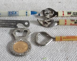 7767 - 6 Vintage Bottle Openers
