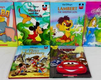 1651 - 6 Vintage Disney Books
