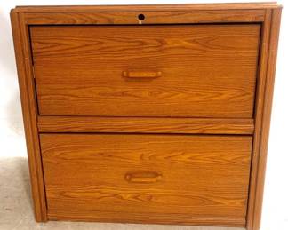 3198 - File Cabinet - 29" x 32" x 21" - Missing Lock
