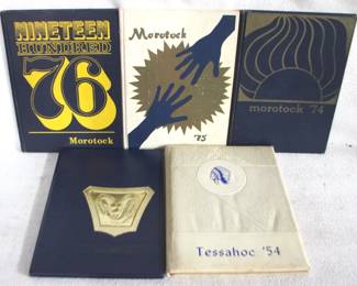 7777 - 5 Assorted College Yearbooks

