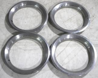 7787 - 4 1950 Chrome Beauty Rings - 15"
