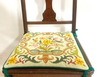 3204 - Cane Bottom Chair - 37" x 19" x 16"
