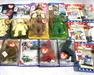 8447 - Lot of 10 McDonalds TY Beanie Babies
