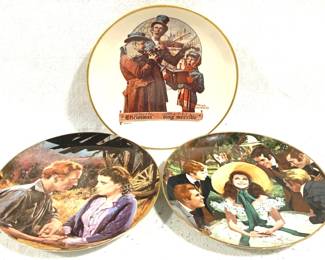 8646 - 3 Collector Plates - 8.5" Round
