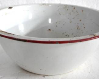 8264 - Enamelware Bowl - 12" Round
