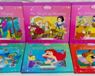 1648 - 6 Vintage Disney Books
