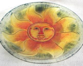 7731 - Sun Glass Serving Plate - 17" Round

