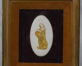 1425 - Framed Oval Cameo 9.5x8.5
