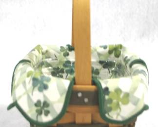 5157 - 1999 Longaberger " Lucky You" Basket w Liner 5" x 6" x 4.5"
