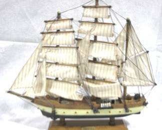 5088 - Gorden Poole Wood Ship - 20" x 17"
