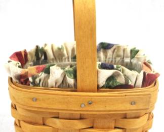 5160 - 2003 Longaberger Basket w / Liner - 6" x 4" x 7"
