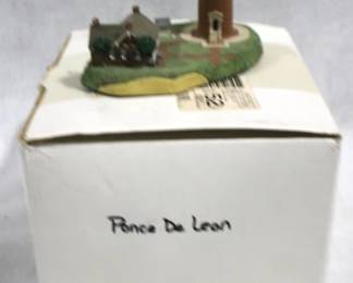 5198 - Danbury Mint Ponce De Leon Lighthouse w/ Box
