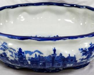 166 - Blue and White Bowl 5x16x13
