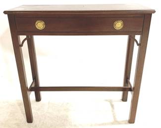 3028 - Mahogany Hall Table - 31" x 30" x 11" scratched top
