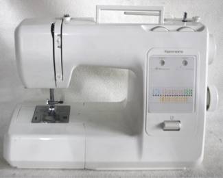 7606 - Kenmore Sewing Machine - 16" x 13" x 7" You are buying a used as-is electric/electronic item. We do not guarantee all components are present, and if it is not expressly stated, it is untested.

