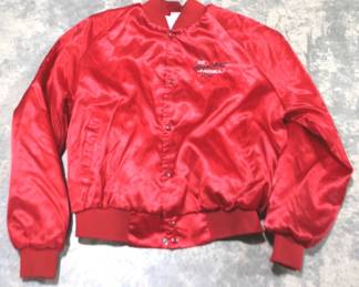 5115 - Vintage Chevrolet Satin Jacket - sz L
