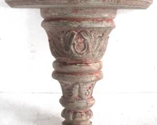 8343 - Wood Shelf Sconce - 13" x 12"
