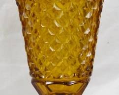 4 - LE Smith Amber Apothecary Jar 14"
