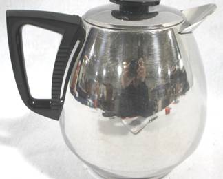 8513 - Stainless Steel Coffee Pot - 8" x 8"
