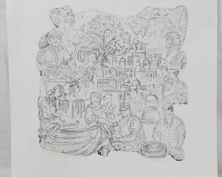 1453 - Margaret S. Hutter Sketch 1993 16x15.5
