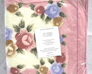 8472 - 3 Piece Bathroom Rug Set - New
