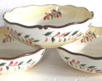 8030 - 3 Better Homes Mixing Bowls Set - 10.5"
